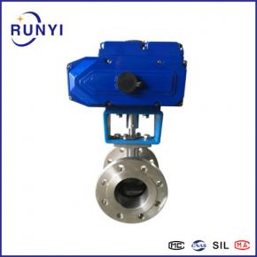 VQ977H VQ977H-16 VQ977Y VQ977Y-16 Electric wafer segment ball valve